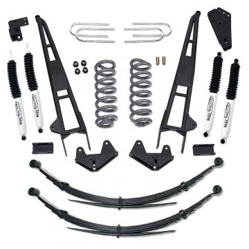 Tuff Country 24815K 4" Performance Lift Kit with Rear Leaf Springs and SX6000 Shocks 4x4 for Ford Bronco 1981-1996