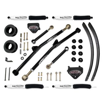 1994-1999 Dodge Ram 1500 4x4 - 3" Long Arm Lift Kit by Tuff Country (fits vehicles built March 31 1999 and earlier) (SX8000 Shocks)