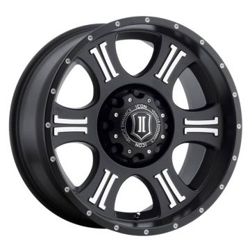 Icon 1020908150MB Shield 20" x 9" Wheel - Machined Satin Black