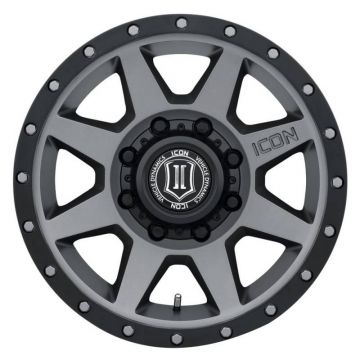 Icon 1817858052TT Rebound HD 17" x 8.50" Wheel - Titanium
