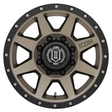 Icon 1817858150BR Rebound HD 17" x 8.50" Wheel - Bronze