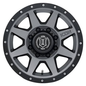 Icon 1817858150TT Rebound HD 17" x 8.50" Wheel - Titanium