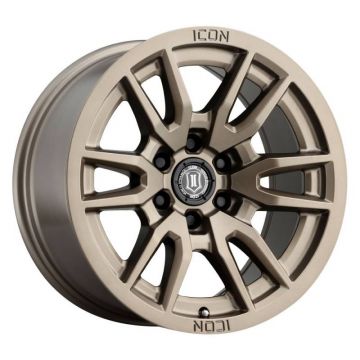 Icon 2417856350BR Vector 6 17" x 8.50" Wheel - Bronze