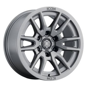 Icon 2417856350TT Vector 6 17" x 8.50" Wheel - Titanium