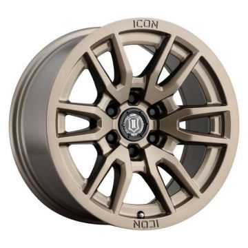 Icon 2417859447BR Vector 6 17" x 8.50" Wheel - Bronze