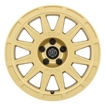 Icon 7015705046GG Ricochet 15" x 7" Wheel - Gloss Gold