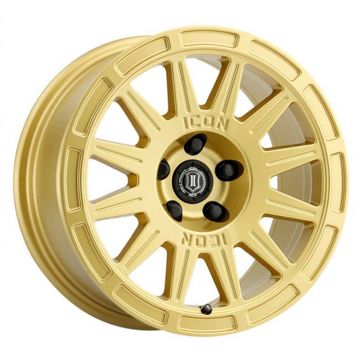 Icon 7017805060GG Ricochet 17" x 8" Wheel - Gloss Gold